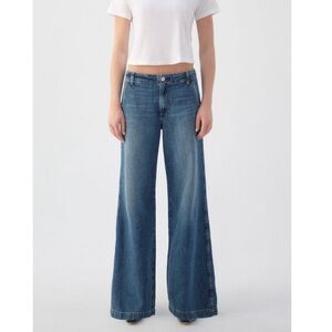 AMO Edith Trouser Blue Jeans Wide Leg Women’s Size 30
